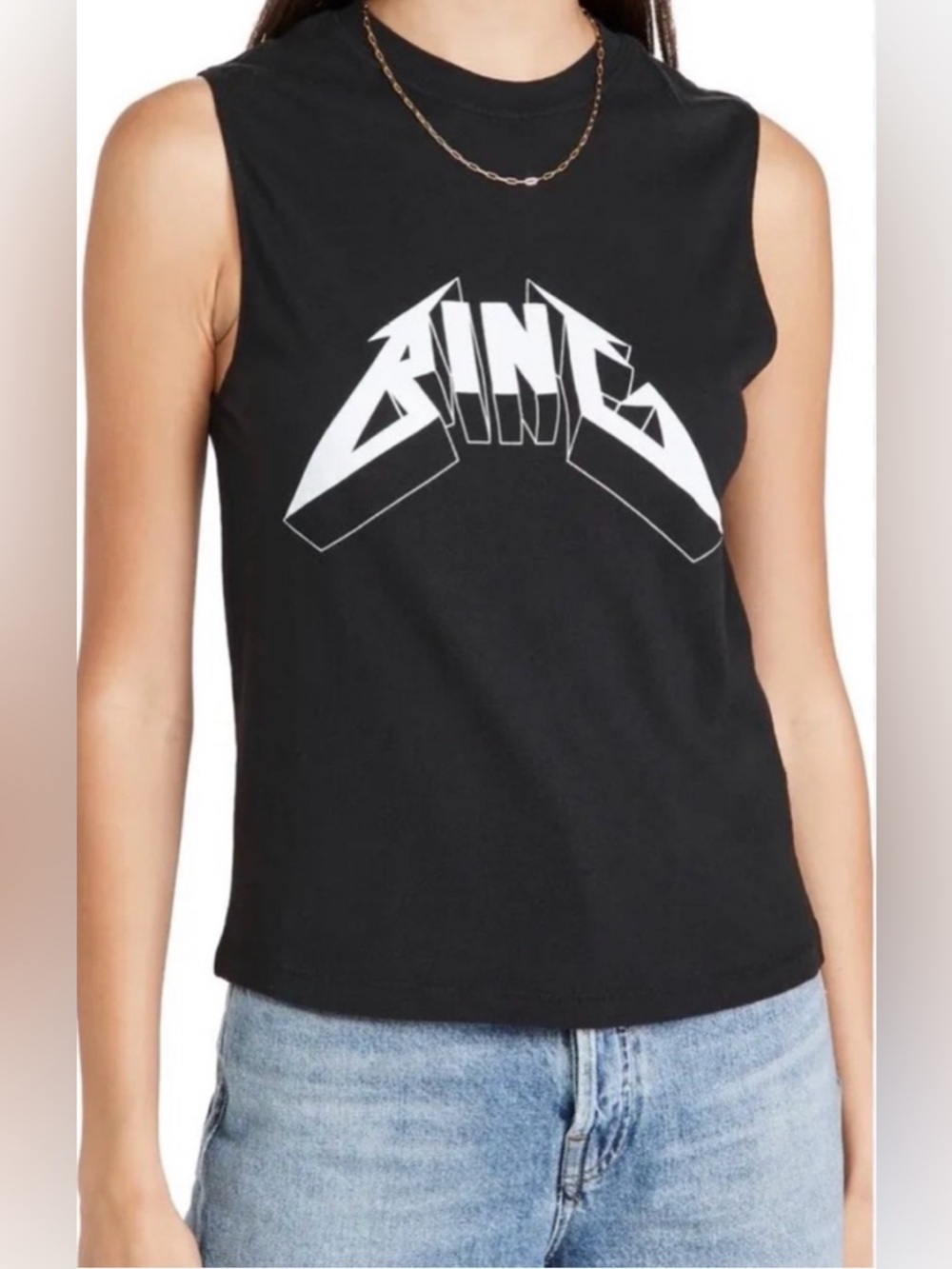 Anine Bing Lennon Muscle Tank